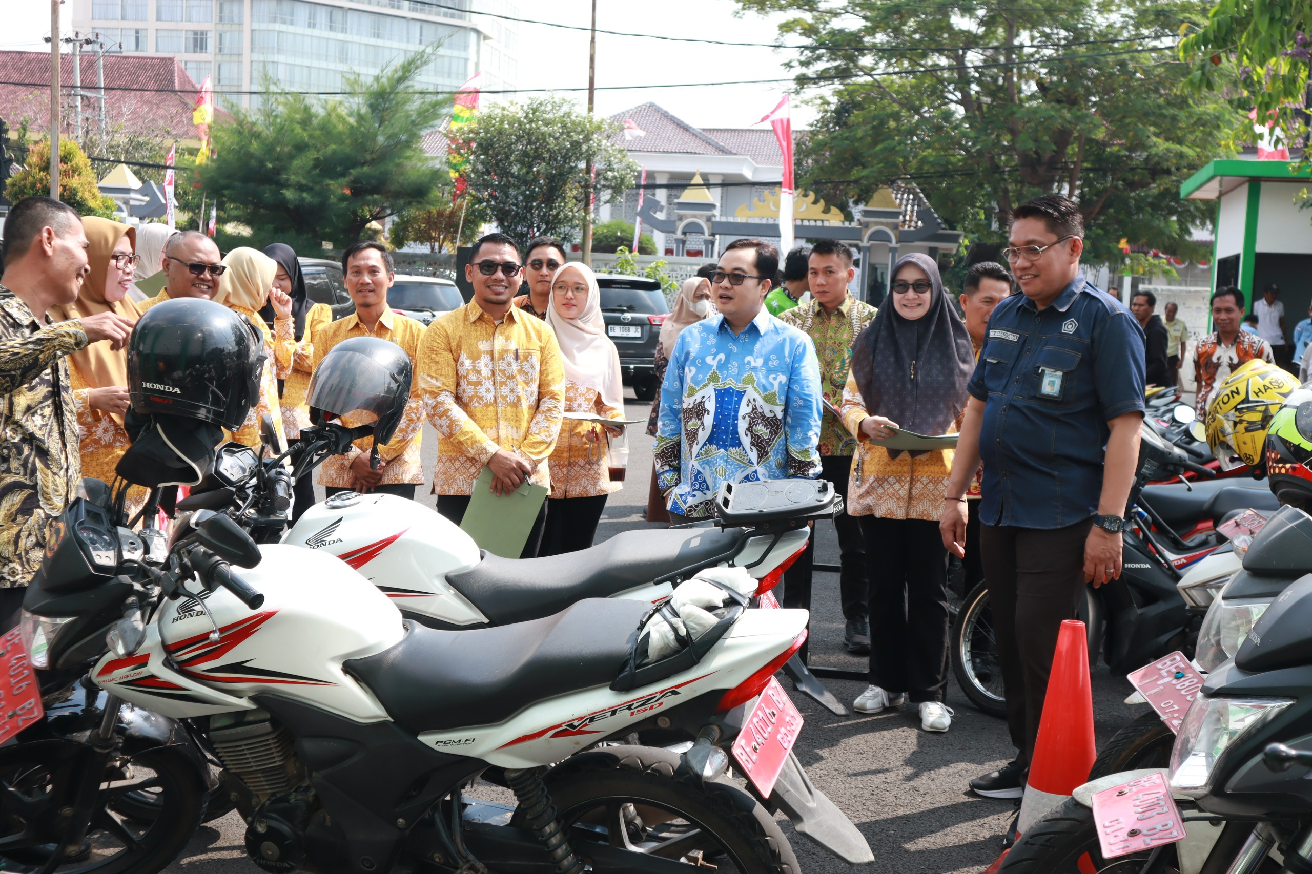 Pastikan Aset Negara Aman, Kemenag Lampung Tertibkan 62 Kendaraan Dinas