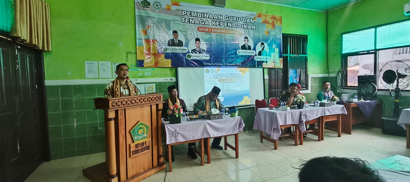 Disiplin dan Akuntabilitas ASN Diperkuat, Kepala Kemenag Kota Bandar Lampung Berikan Pembinaan di MTsN 1 Bandar Lampung