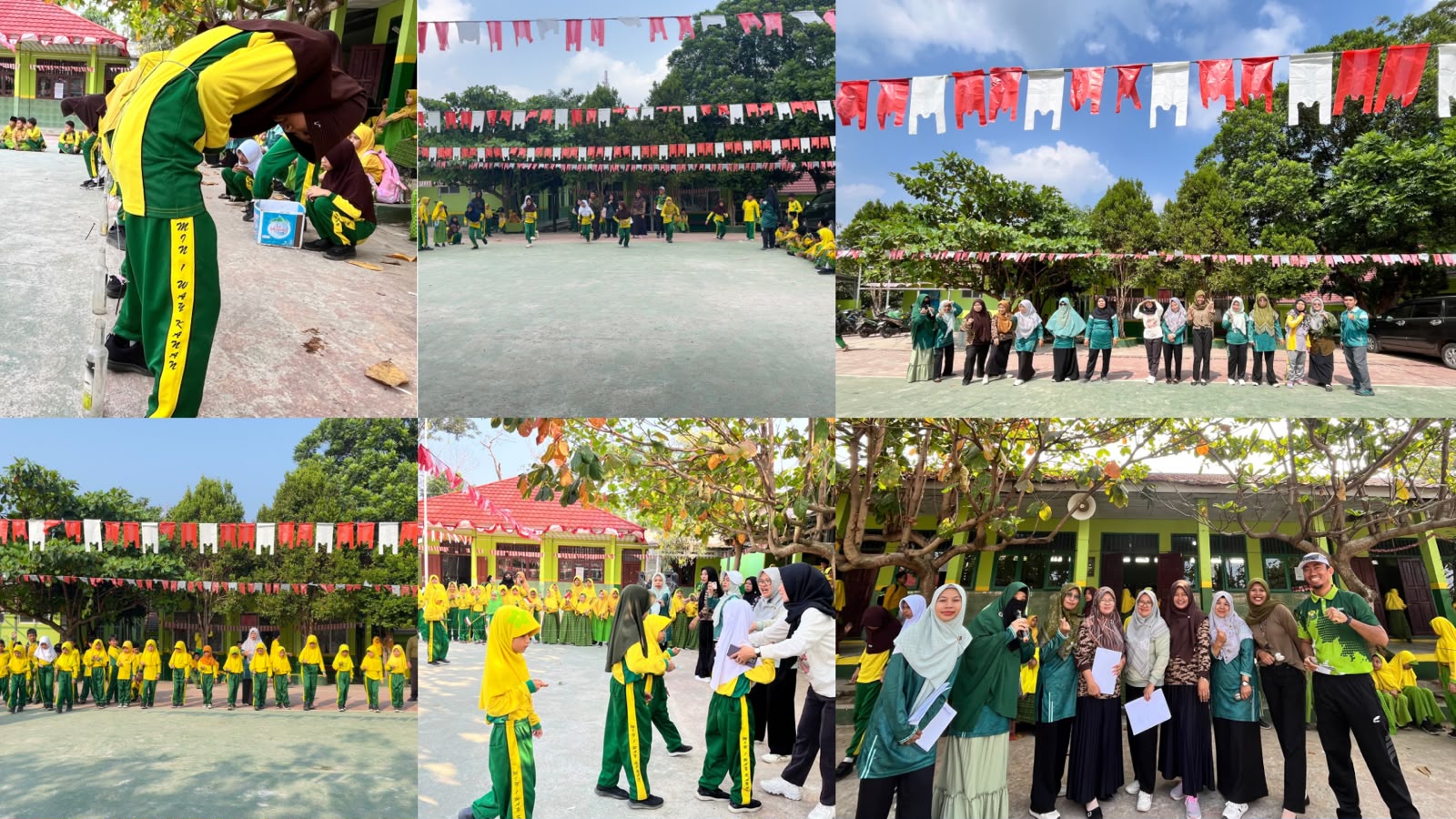 Semangat Kemerdekaan Berkobar, Siswa Kelas II dan VI MIN 1 Way Kanan Antusias Ikuti Lomba