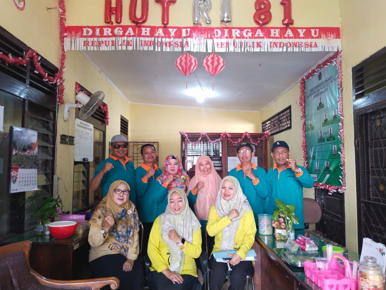 DWP Kemenag Metro Nilai Lomba Hias Ruangan di Seluruh Satuan Kerja