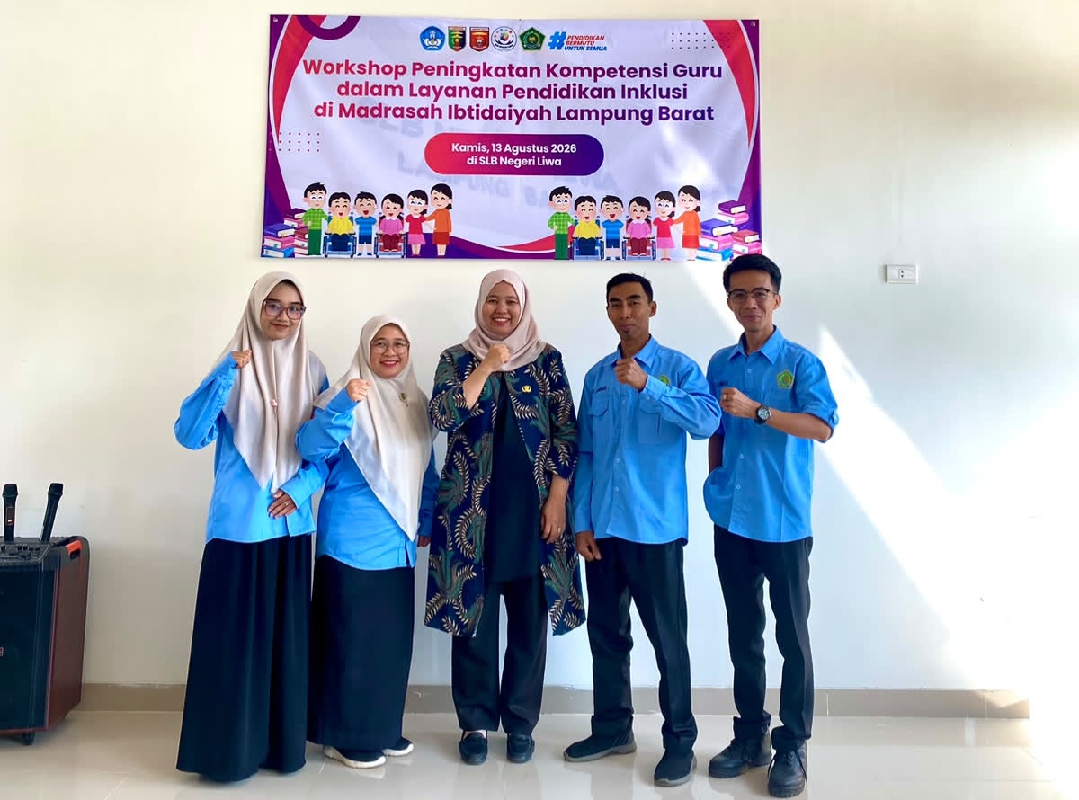 MIN 2 Lampung Barat Ikuti Workshop Peningkatan Kompetensi Guru dalam Layanan Pendidikan Inklusi