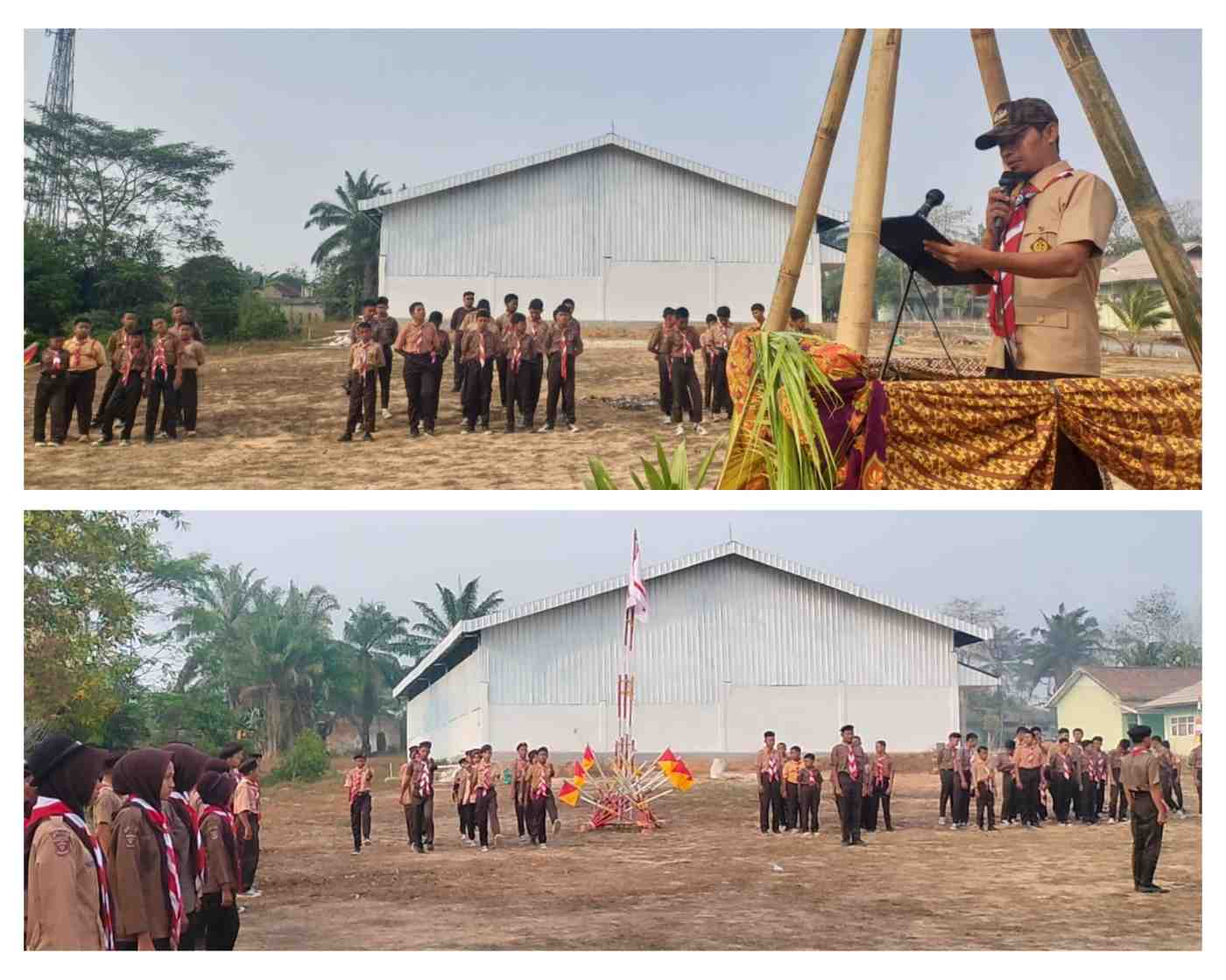 Meneguhkan Jiwa Pramuka, MTsN 2 Mesuji Gelar Upacara Peringatan Hari Pramuka Ke 65