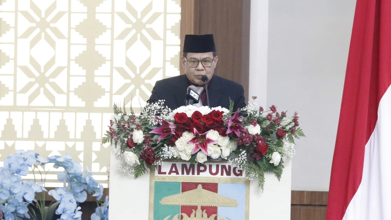 Kemenag Lampung Doakan Persatuan Bangsa di Paripurna Istimewa DPRD