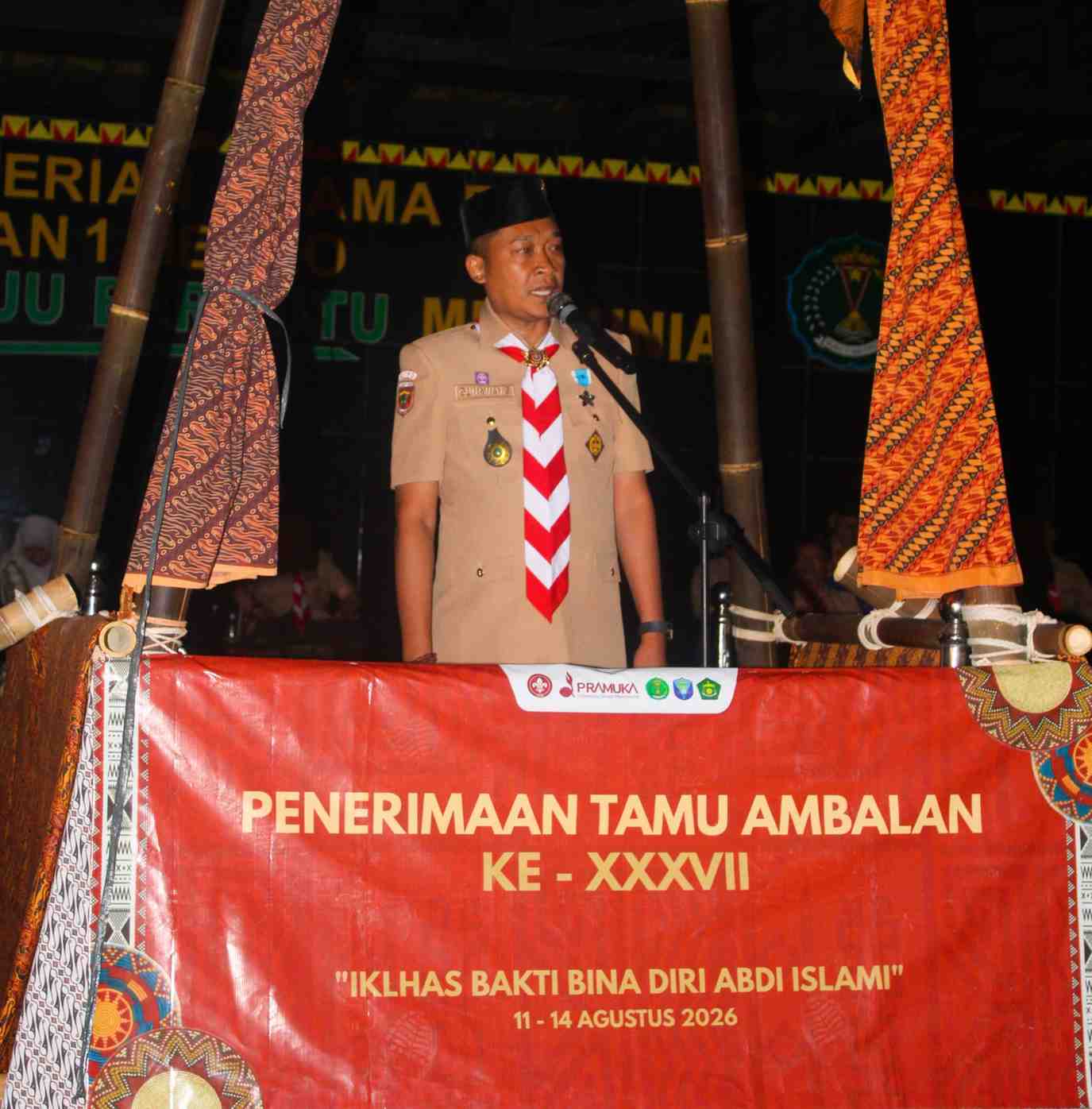 Kamabigus MAN 1 Metro Kobarkan Semangat Peserta PTA 2026 pada Malam Puncak Api Unggun