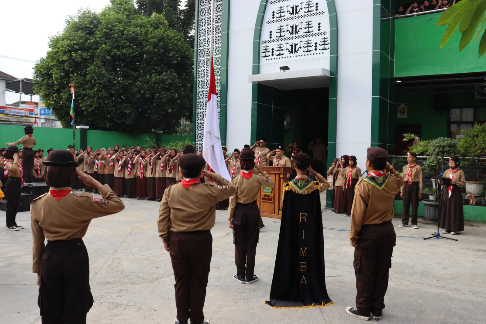 MTsN 1 Bandar Lampung Gelar Upacara Hari Pramuka ke-65, Dukung Semangat Swasembada Pangan