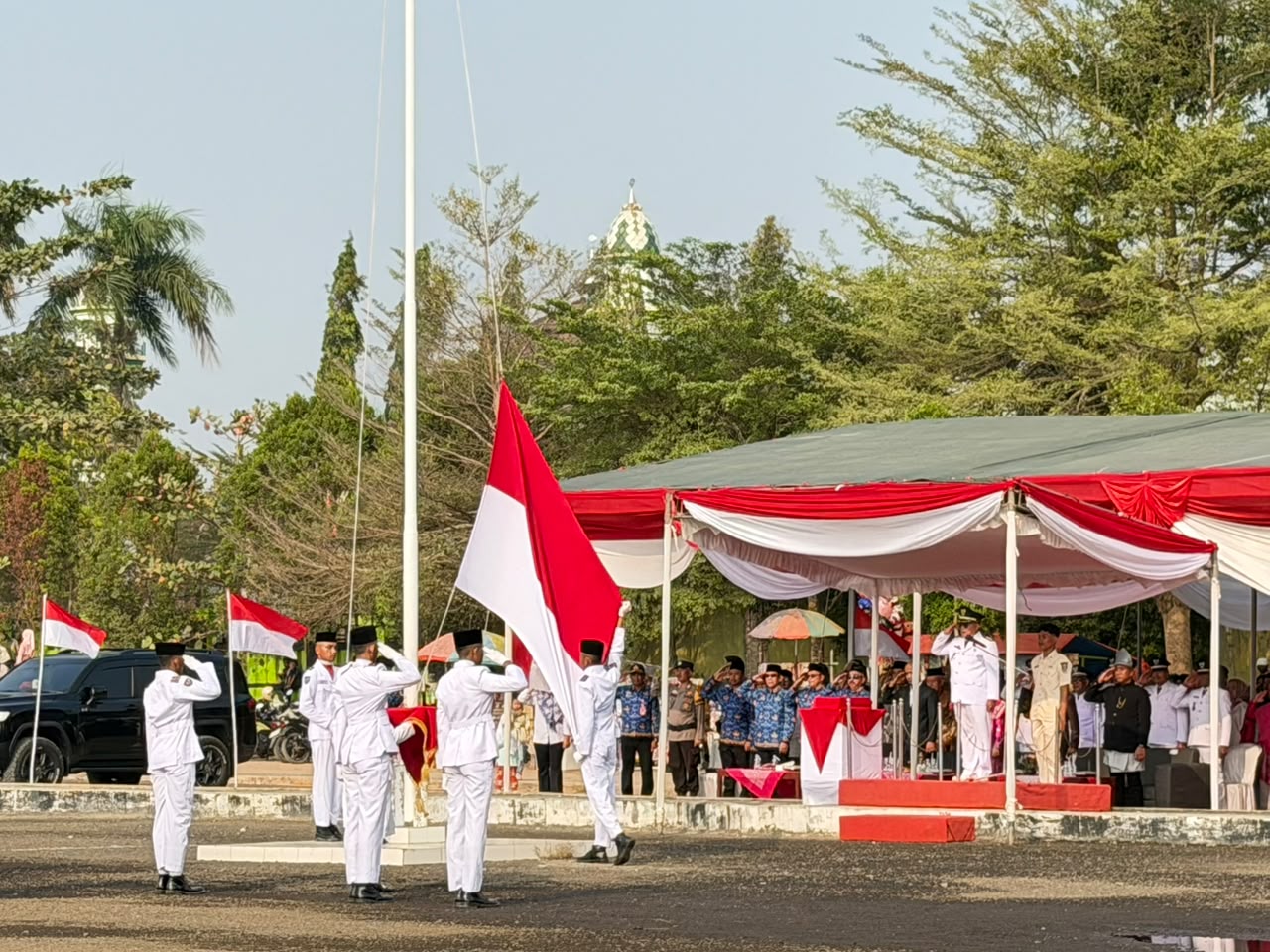 Upacara HUT Ke-81 RI, Kemenag Mesuji Perkuat Semangat Kebangsaan