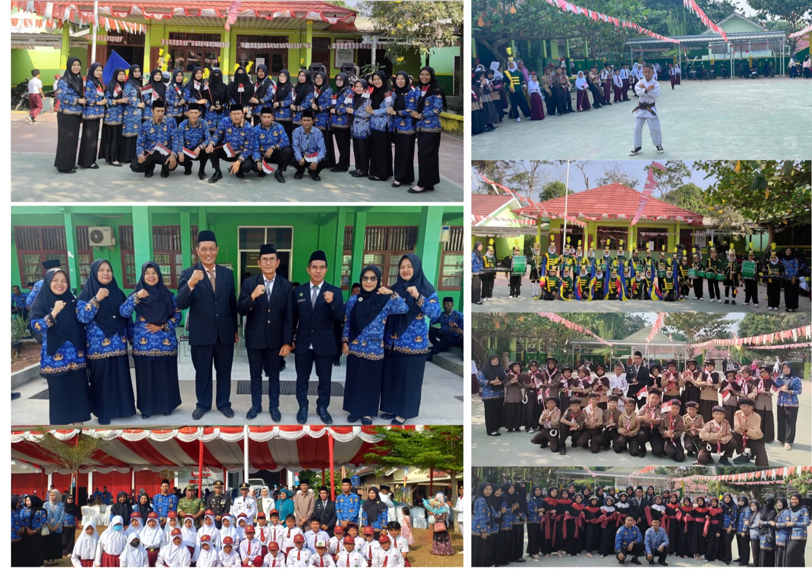 HUT Ke-81 RI, MIN 1 Way Kanan Tumbuhkan Nasionalisme melalui Upacara Kemerdekaan