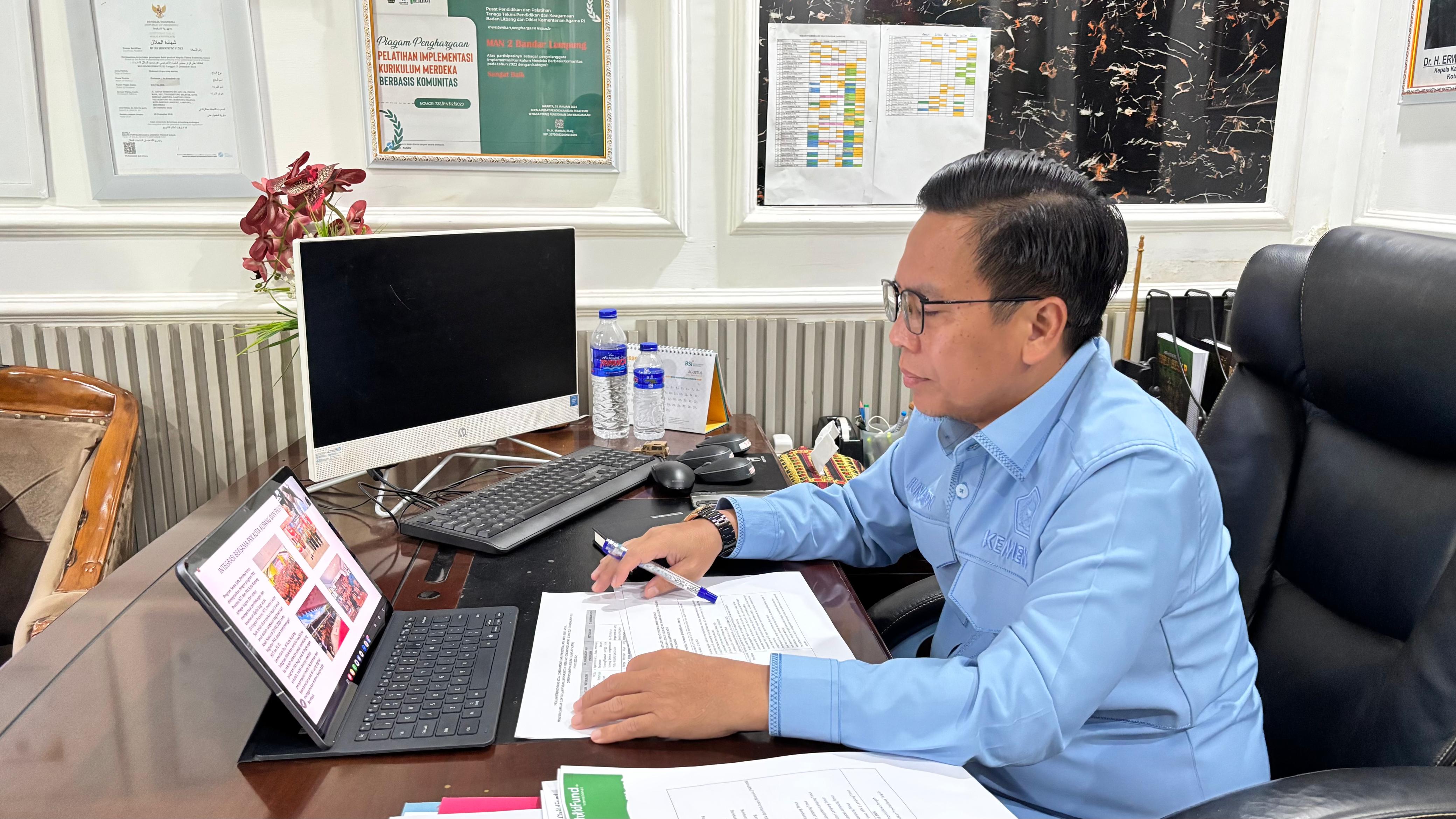 MAN 2 Bandar Lampung Ikuti Program Penguatan Kohesi Sosial Bersama ChildFund International