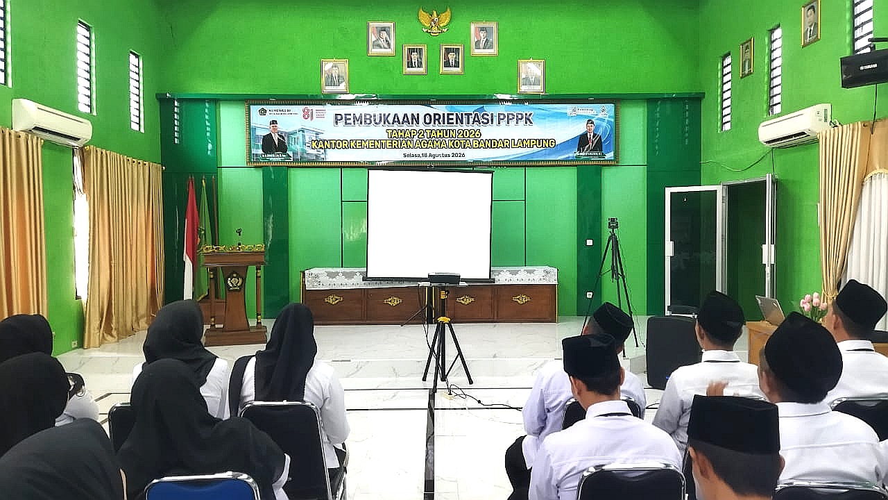 Orientasi Tahap II Perkuat Kesiapan Kerja 62 PPPK Kemenag Kota Bandar Lampung