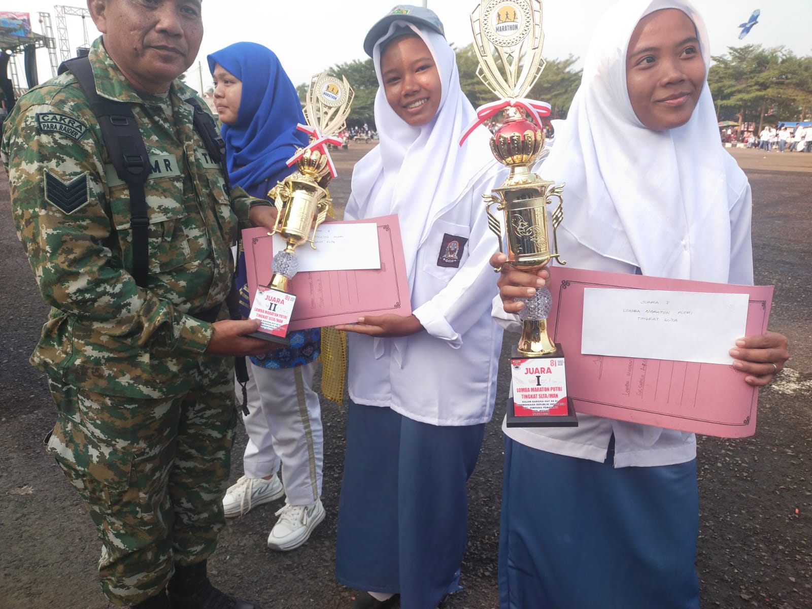 Cetak Prestasi Membanggakan, Siswi MAN 1 Mesuji Borong Juara 1 dan 2 Lomba Maraton Tingkat Kecamatan