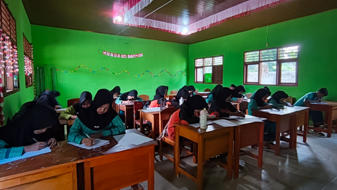 Persiapkan Generasi Berprestasi, MTsN 2 Lampung Selatan Gelar Seleksi Peserta OMI 2026