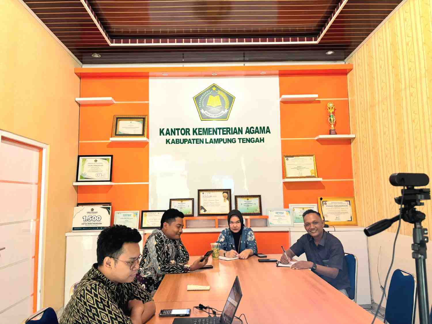 Perkuat Kepercayaan Publik, Humas Kemenag Lampung Tengah Ikuti Penguatan Kemenag Avengers