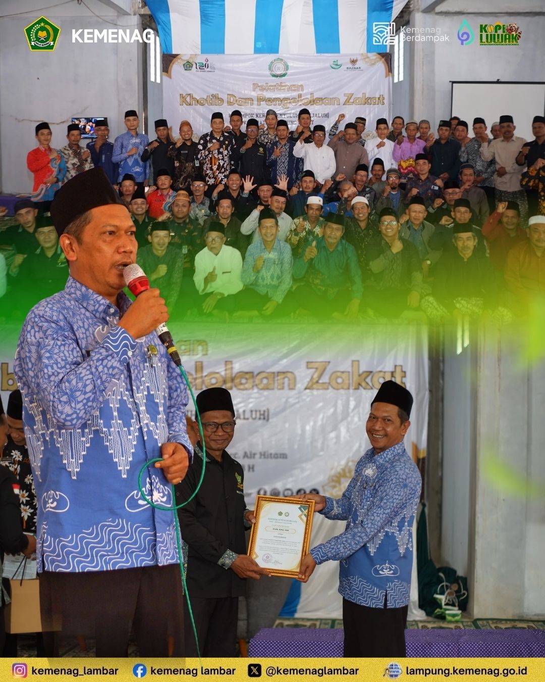 Zawa Kemenag Lambar Ajak Bentuk Panitia Amil Zakat Efektif dan Terintegrasi