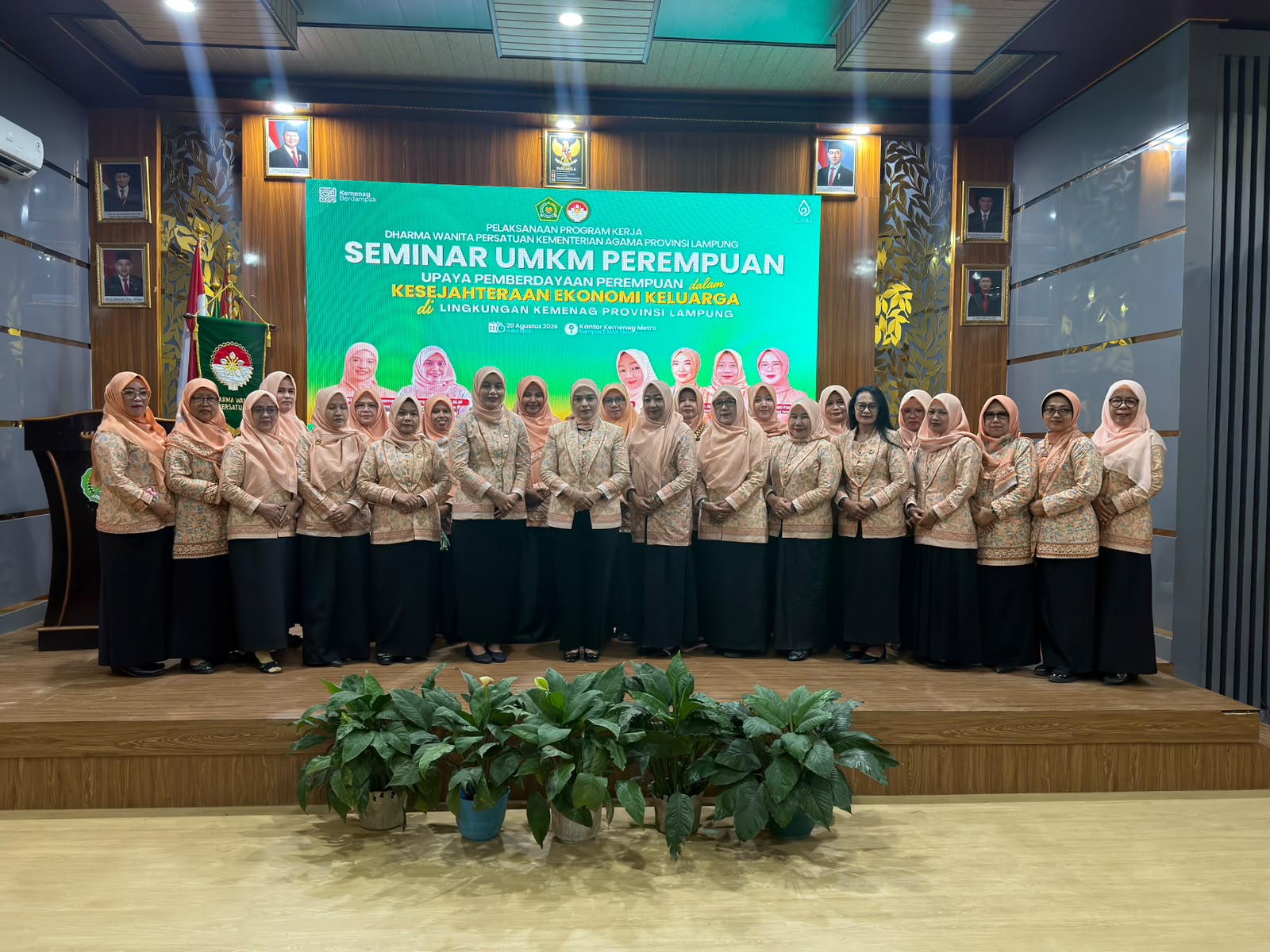 DWP Kemenag Metro Gelar Seminar dan Bazar UMKM Perempuan, Dorong Pemberdayaan Ekonomi Keluarga
