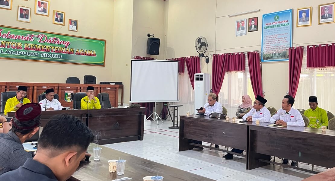 Kemenag Lampung Timur Fasilitasi Penegasan Status Tanah Wakaf dan Pergantian Nazhir