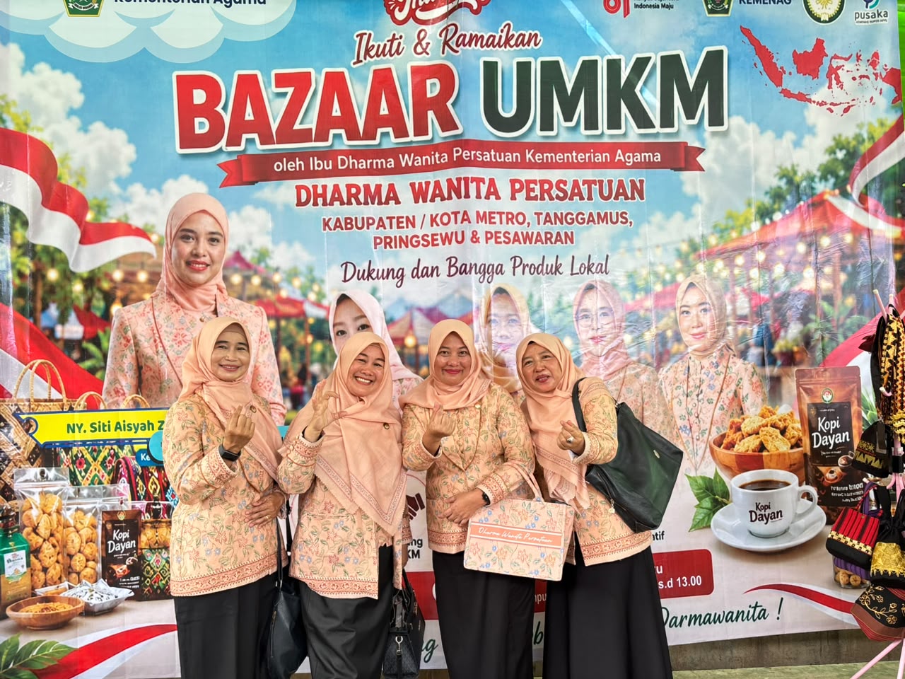 DWP Kemenag Tanggamus Bawa UMKM Lokal ke Metro, Produk Khas Daerah Nyaris Ludes Terjual