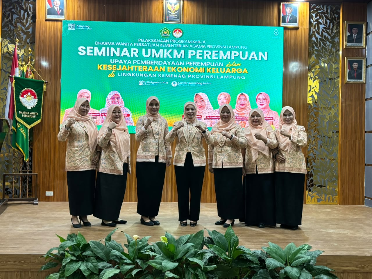 DWP Kemenag Tanggamus Perkuat Peran Perempuan melalui Rakerwil dan UMKM