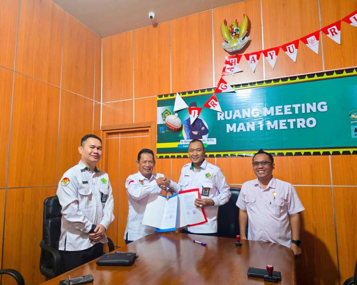 Perkuat Aspek Hukum Kelembagaan, MAN 1 Metro Jalin MoU Dengan Kantor Bantuan Hukum
