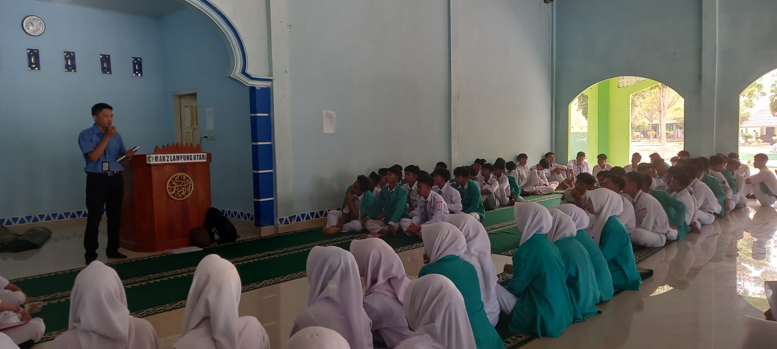 MAN 2 Lampung Utara dan Penerbit Erlangga Gelar Sosialisasi TKA bagi Siswa Kelas XII