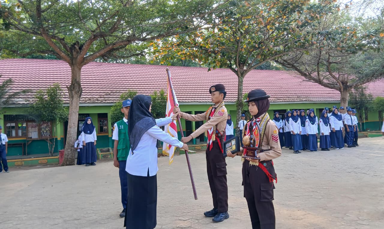 MTsN 1 Way Kanan Sambut Kepulangan Peserta Jamnas XII 2026