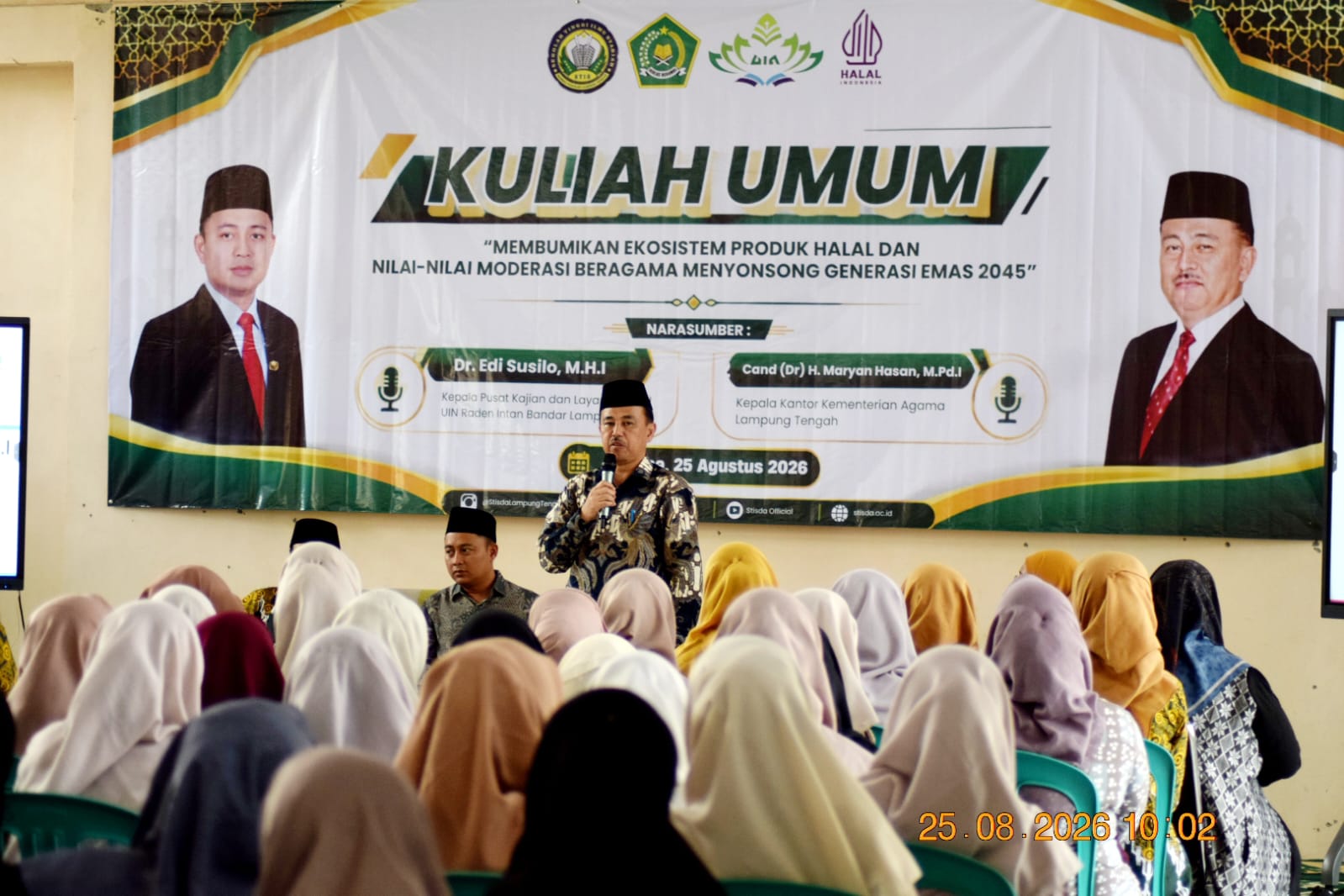 Menuju Indonesia Emas 2045, Kemenag Lampung Tengah Bekali Mahasiswa dengan Moderasi Beragama