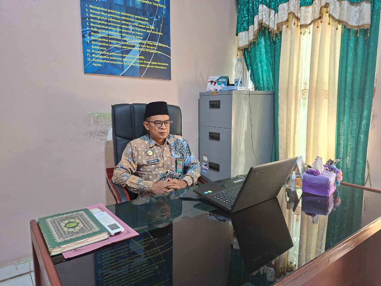 Kemenag Tuba Ikuti Peringatan Maulid Nabi 1448 H dan Peluncuran Gema Selawat Kebangsaan