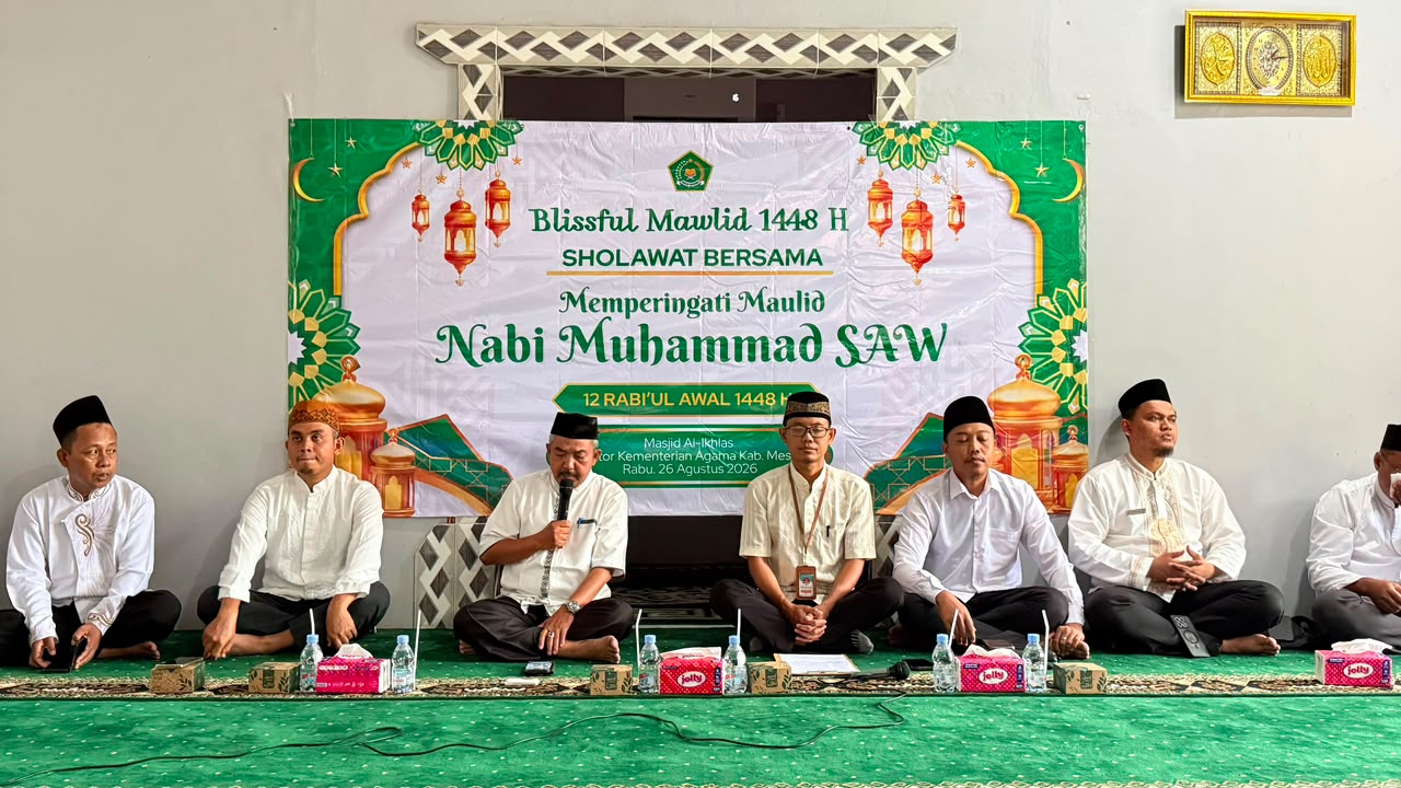 Kemenag Mesuji Gaungkan Selawat Kebangsaan, Perkuat Kerukunan dan Persatuan Masyarakat