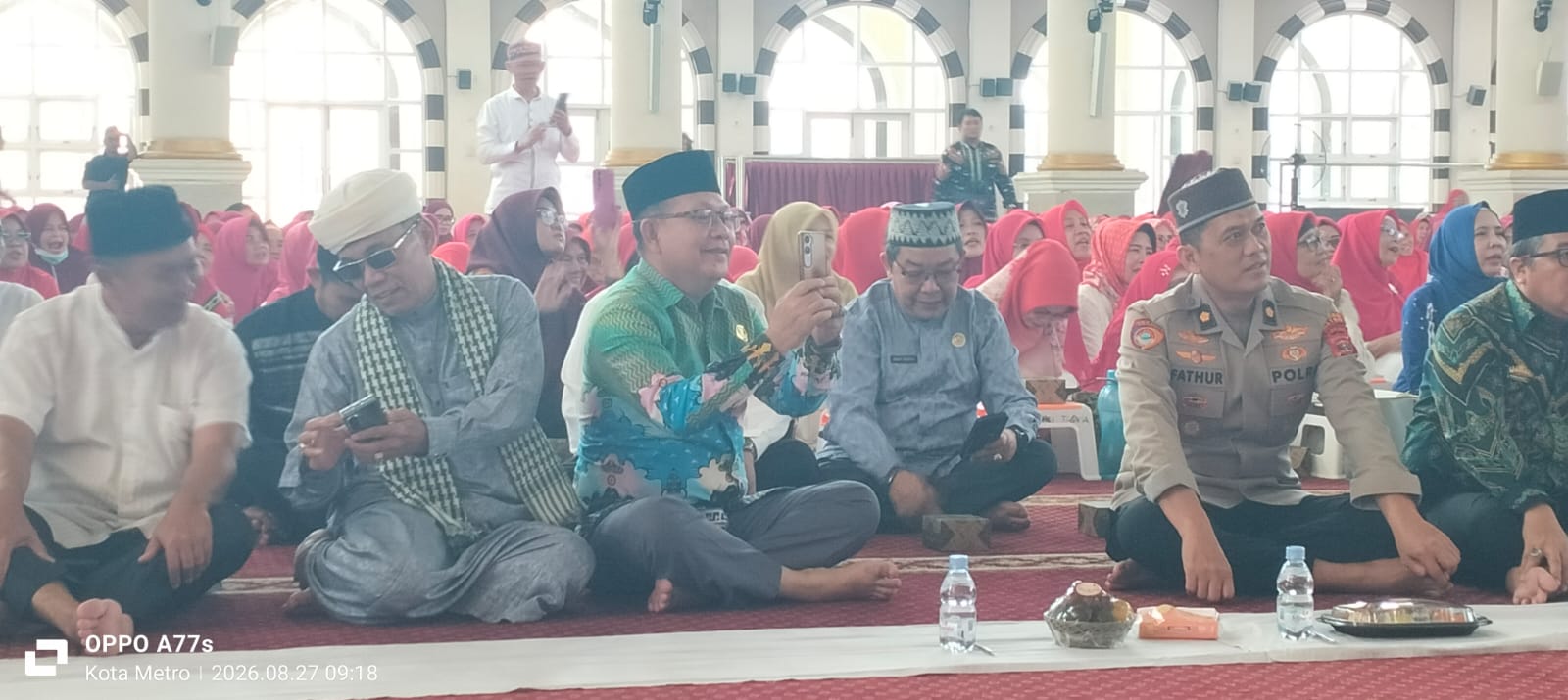 Kemenag Metro Hadiri Pengajian Akbar Pemkot Metro Peringati Maulid Nabi 1448 H