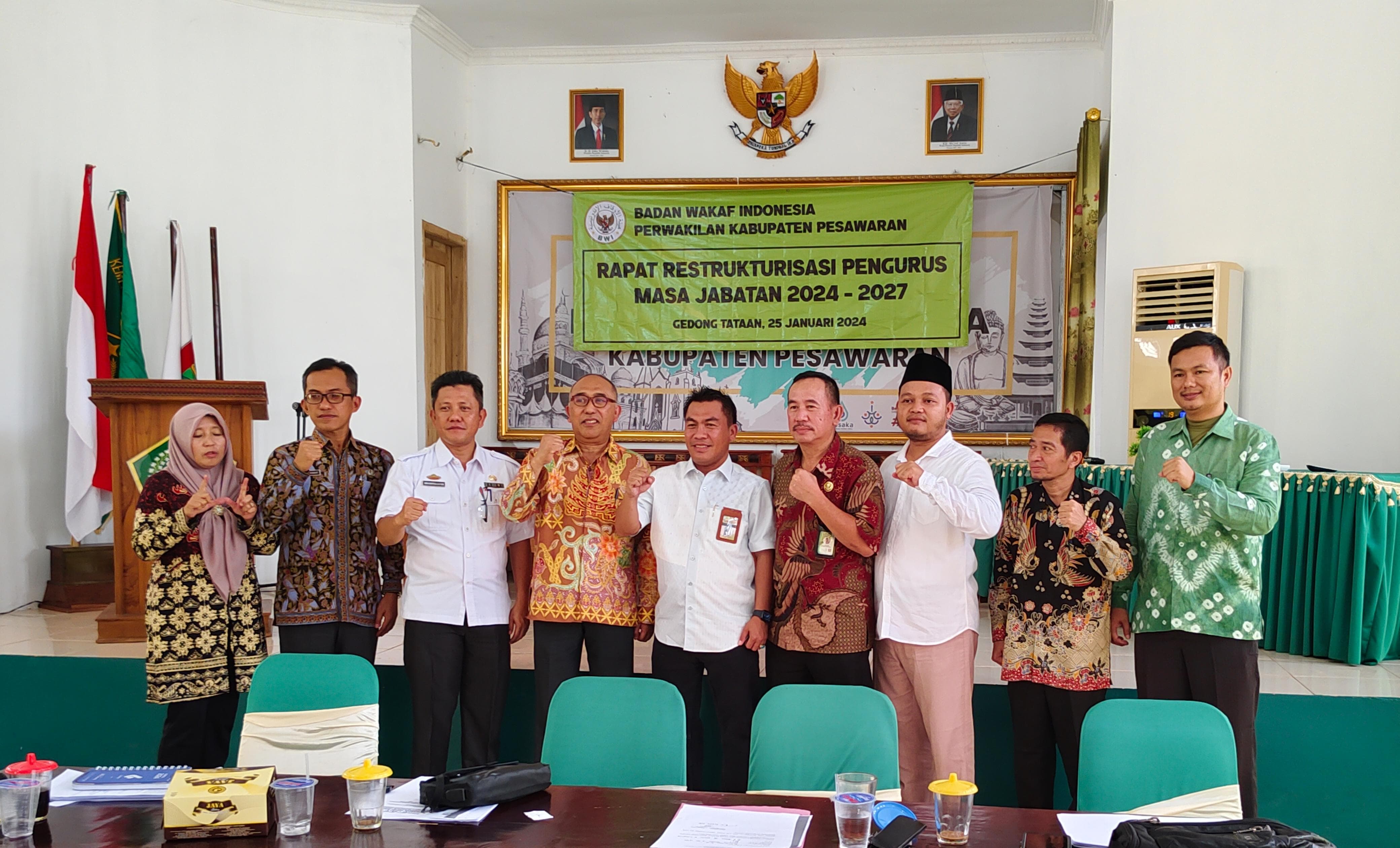 Restrukturisasi Pengurus BWI Pesawaran Tetapkan H. Khuzil Afwa Kahuripan, SH., MHI., sebagai Ketua