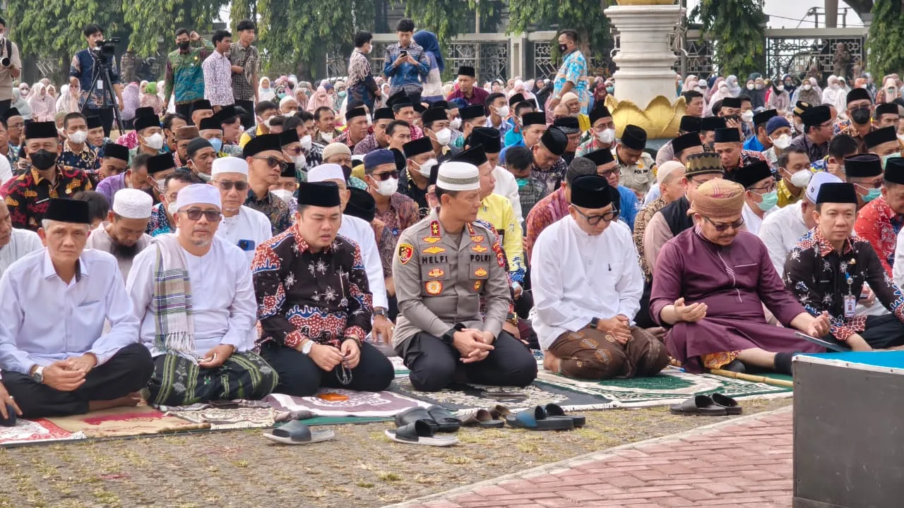 Kakanwil Kemenag Lampung Hadiri Shalat Istisqa, Doakan Hujan sebagai Rahmat dan Keselamatan Masyarakat