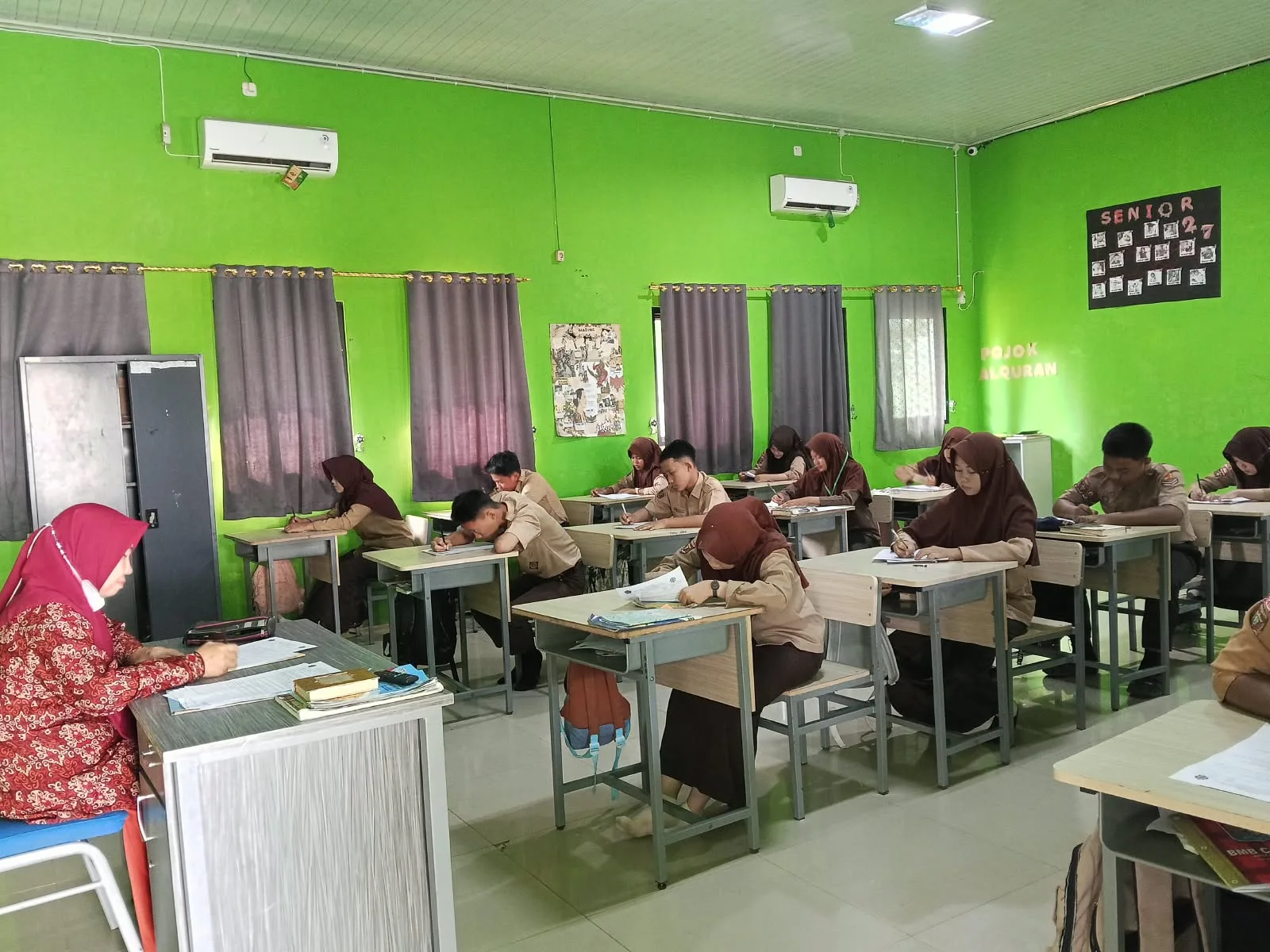 Hari Terakhir ASTS MTsN 1 Way Kanan Berlangsung Lancar, Diawali Murojaah dan Setoran Hafalan