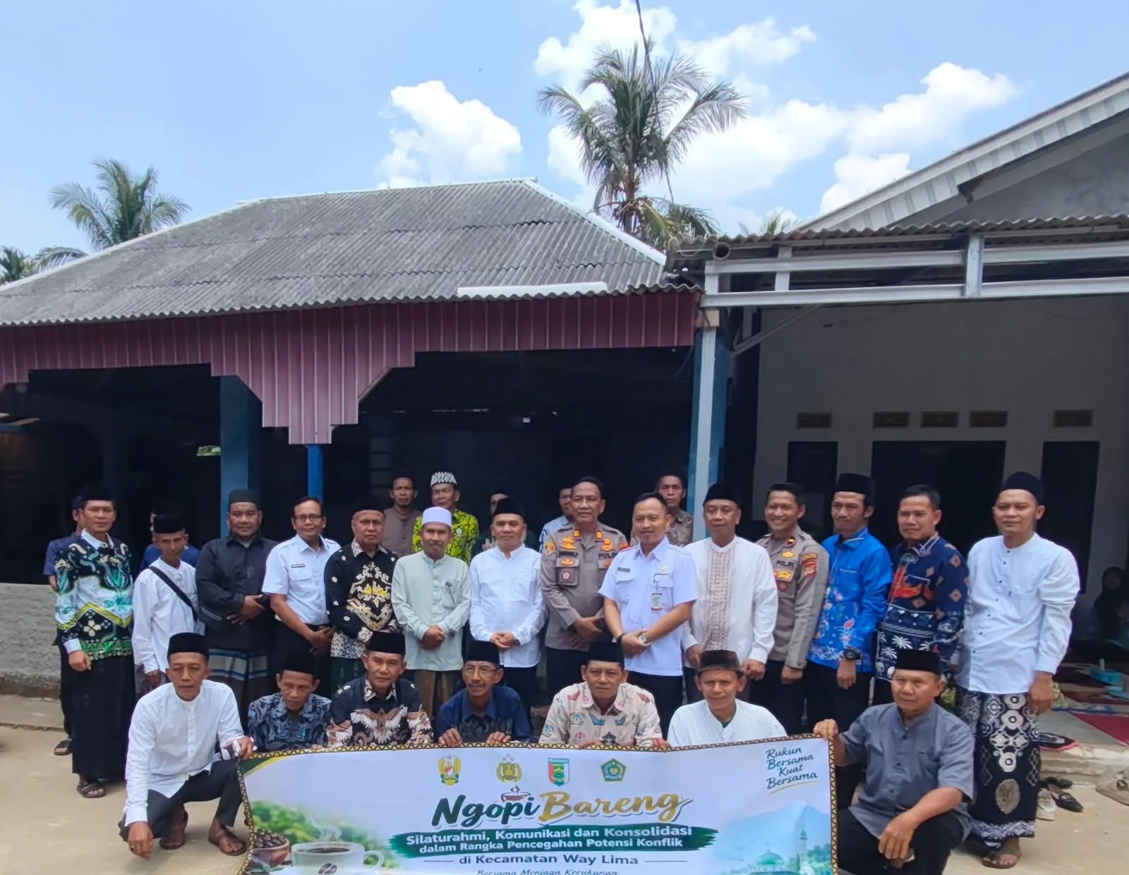 KUA Way Lima Gelar “Ngopi Bareng”, Perkuat Sinergi Lintas Sektor untuk Menjaga Kerukunan