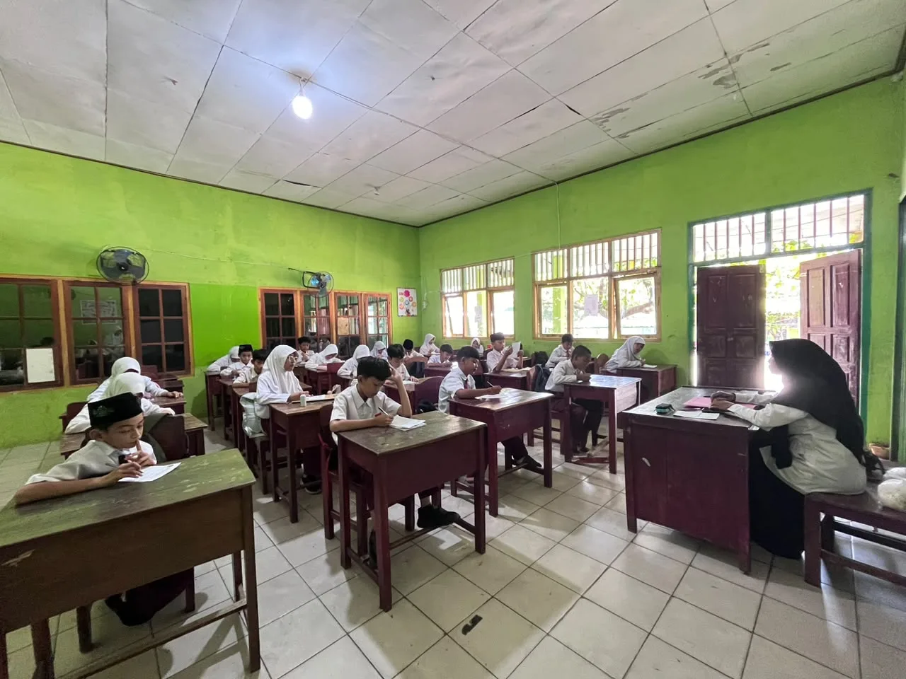 MIN 1 Way Kanan Gelar Hari Pertama ASTS Ganjil Tahun Pelajaran 2026/2027
