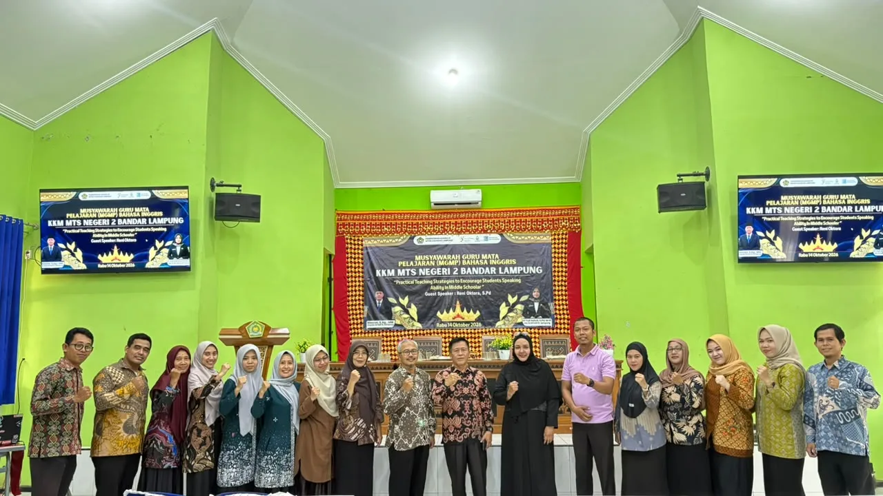 Tingkatkan Kompetensi Guru, MGMP Matematika Se-KKM MTsN 2 Bandar Lampung Gelar Kegiatan Pengembangan Pembelajaran