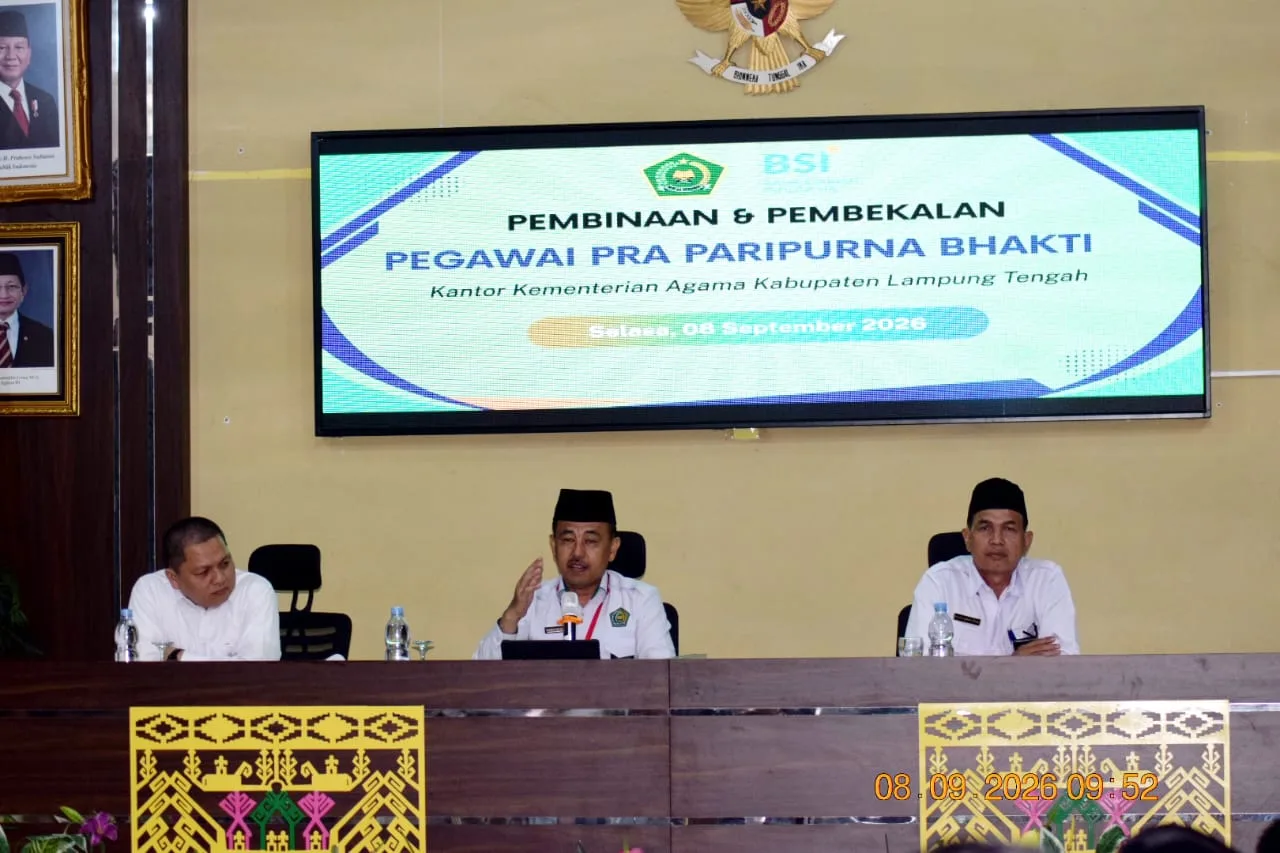 Purnabakti Bukan Akhir Pengabdian, Kemenag Lamteng Bekali 40 Pegawai Hadapi Fase Baru