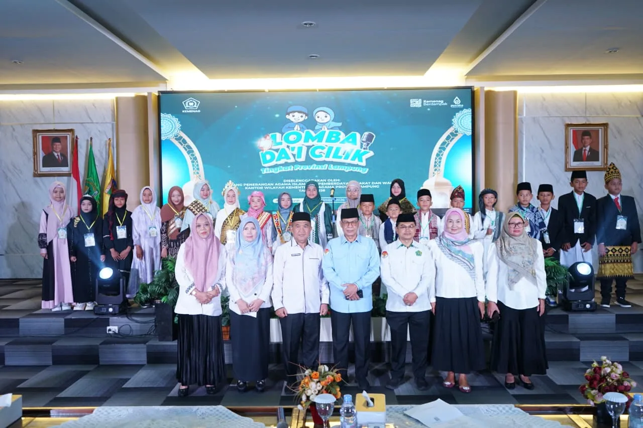 Semarak Maulid Nabi, Kanwil Kemenag Lampung Gelar Lomba Dai Cilik