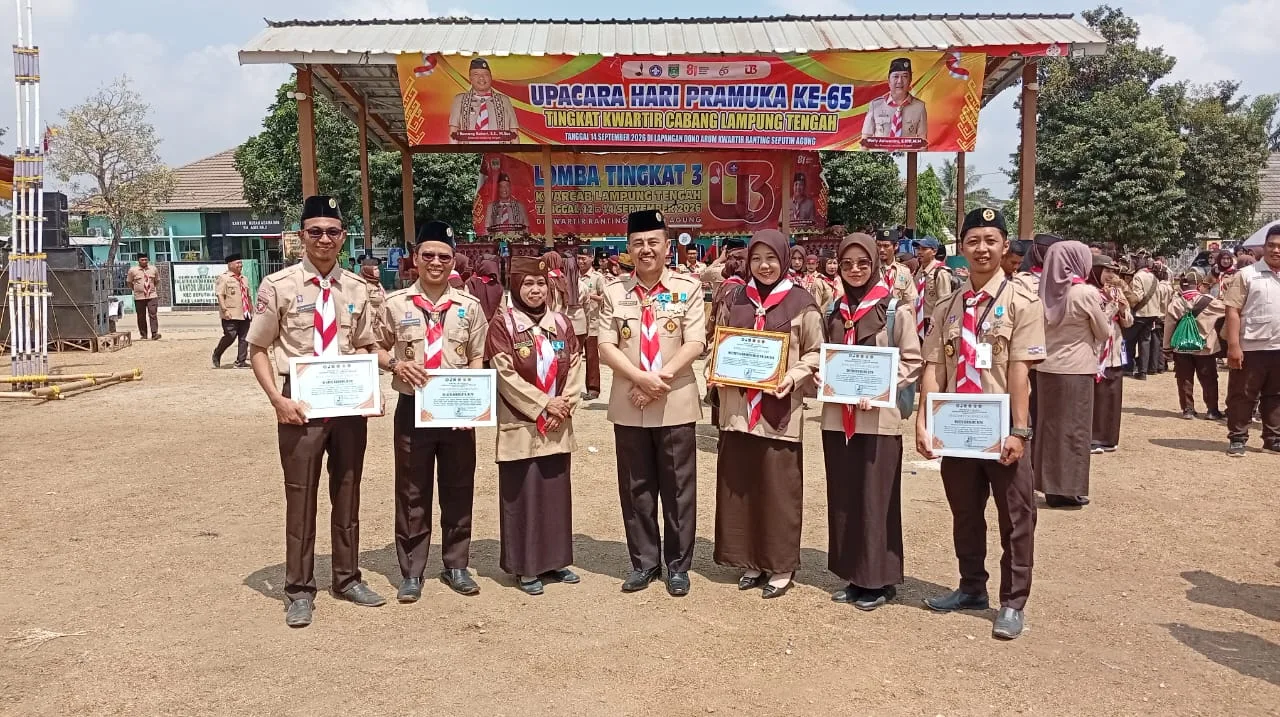 Hari Pramuka ke-65, Kemenag Lamteng Apresiasi Madrasah Penguat Pendidikan Karakter