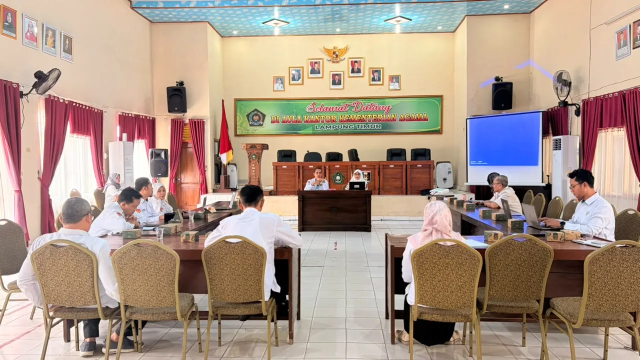 KPPN Metro Dampingi Kemenag Lampung Timur Tingkatkan Kinerja Pelaksanaan Anggaran