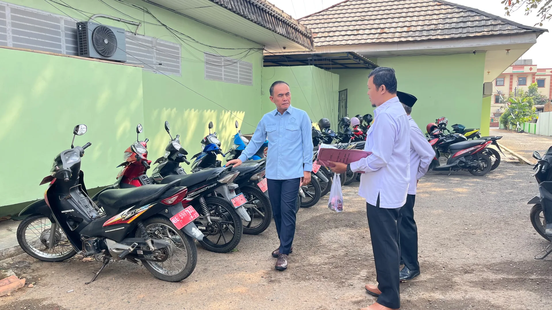 Perkuat Akuntabilitas Pengelolaan BMN, Kemenag Lampung Utara Tertibkan Kendaraan Dinas