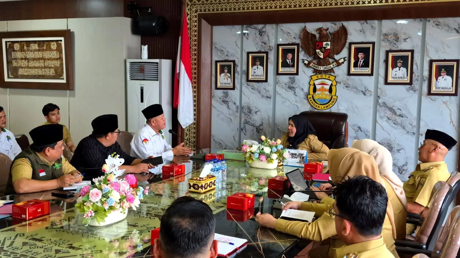 Terima Panitia Hari Santri, Eva Dwiana Tegaskan Dukungan Pemkot
