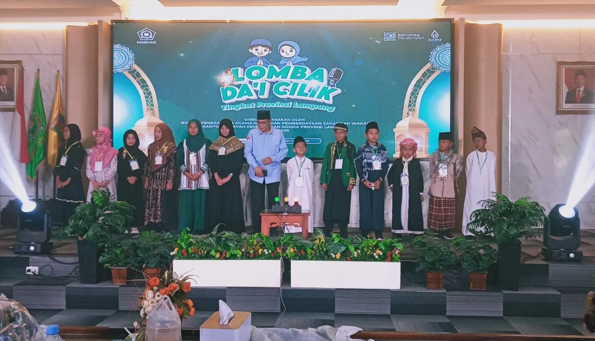 Dalvin Zaidan Ukir Prestasi di Panggung Da’i Cilik Lampung, Kemenag Lamteng Beri Apresiasi