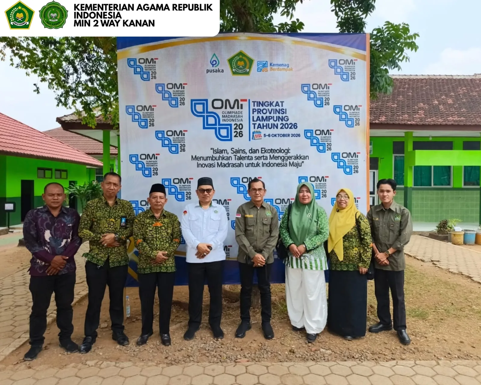 Kamad MIN 2 Way Kanan Hadiri Penutupan OMI Tingkat Provinsi Lampung Tahun 2026