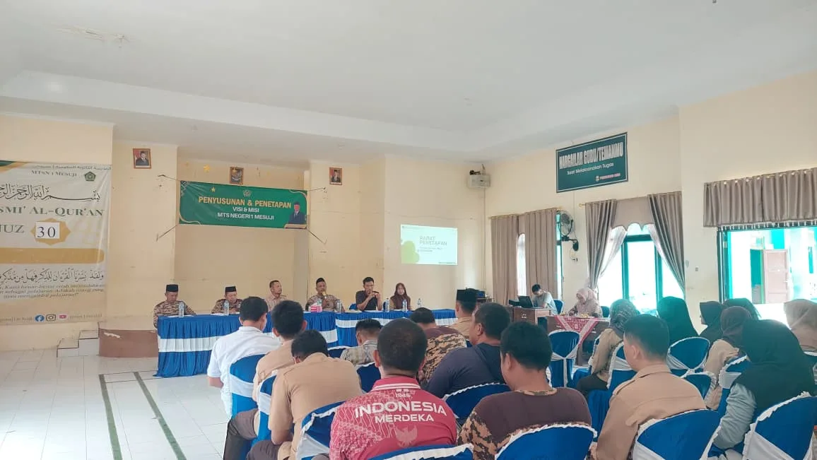 Perkuat Arah Pengembangan, MTsN 1 Mesuji Tetapkan Visi dan Misi Baru