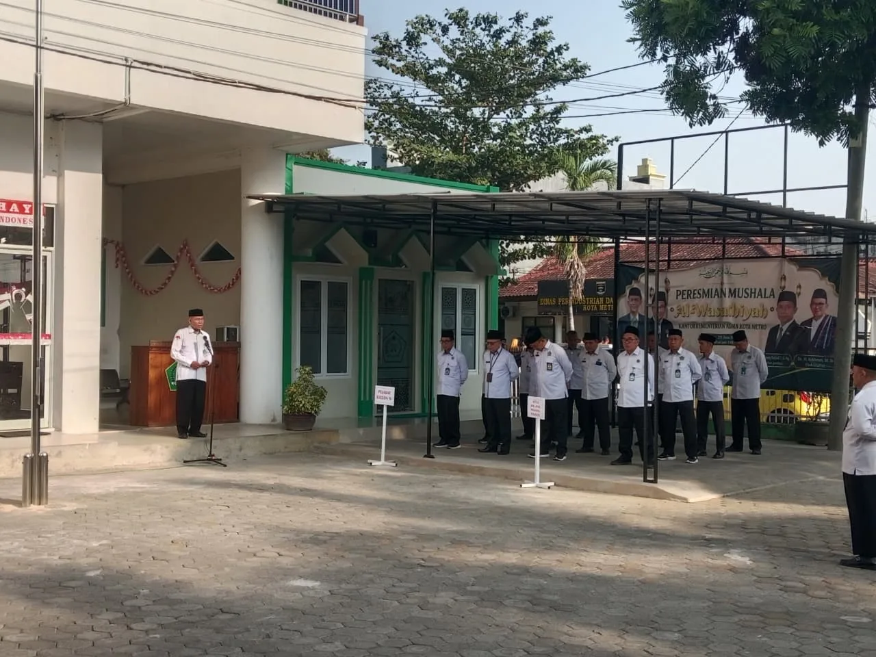 Apel Pagi Kemenag Metro, Pegawai Diajak Bekerja dengan Ikhlas dan Penuh Tanggung Jawab