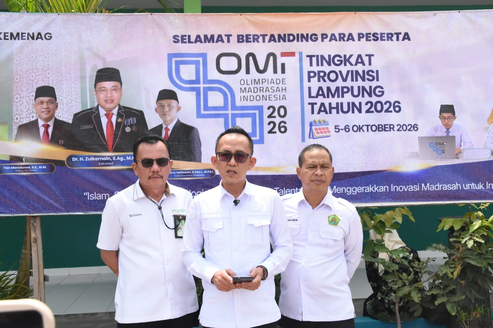 Kabid Penmad Herry Setiawan Tinjau Hari Pertama OMI Lampung, 225 Siswa Bersaing
