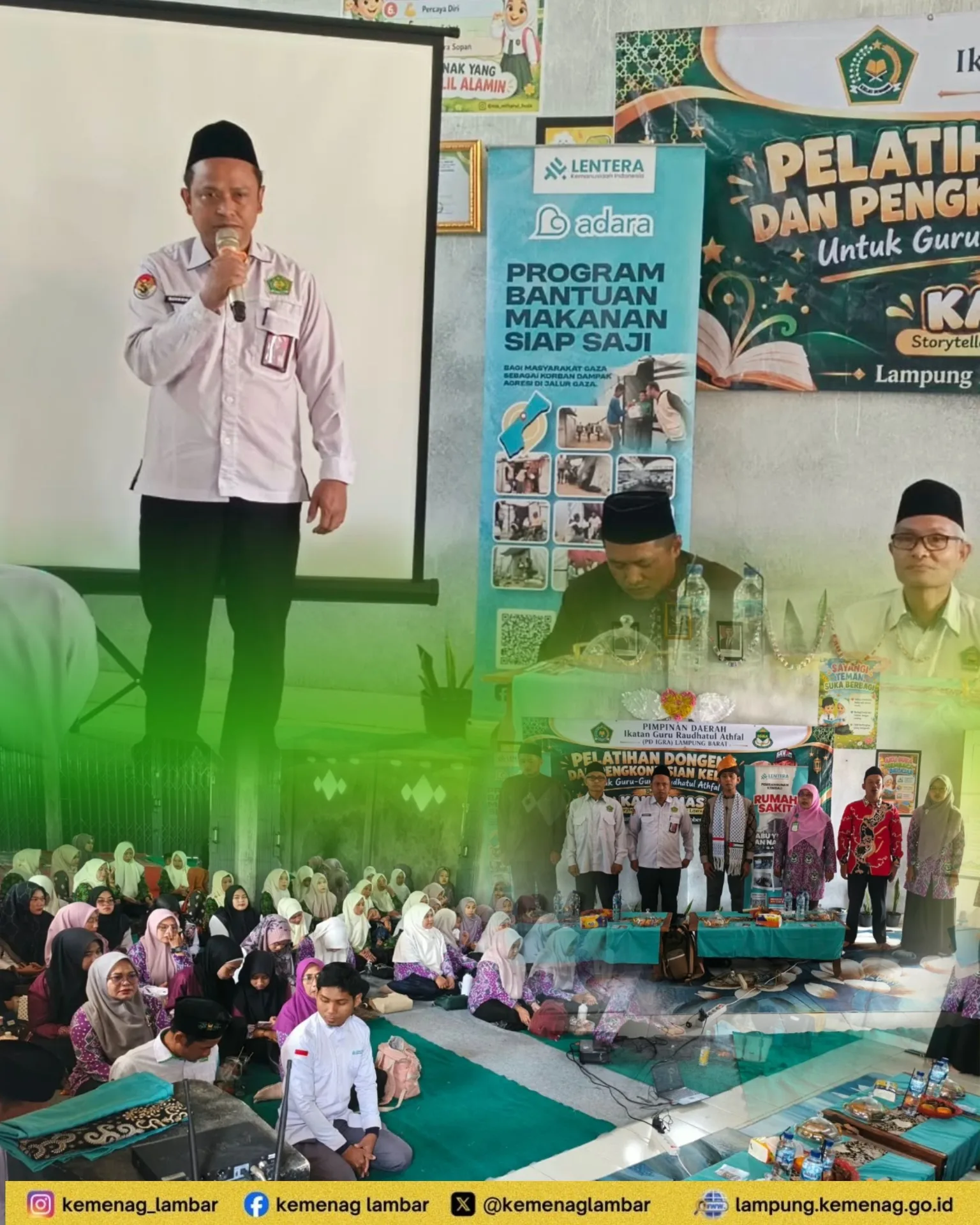 Kasi Penmad Lambar Tekankan Guru RA Kreatif Dalam Mengajar