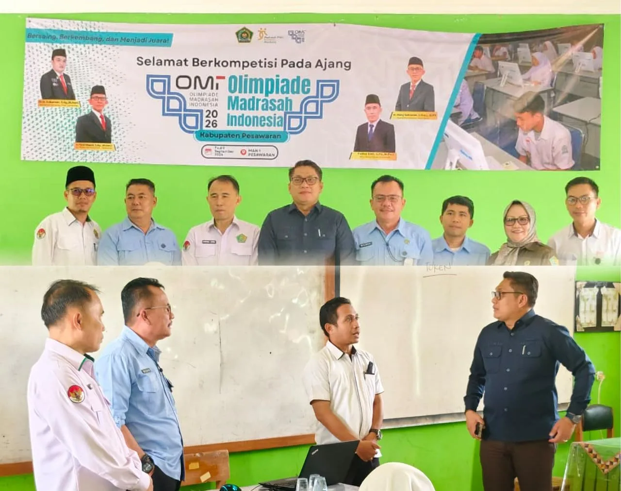Pantau OMI Pesawaran, Kabag TU Kemenag Lampung Dorong Lahirkan Talenta Madrasah