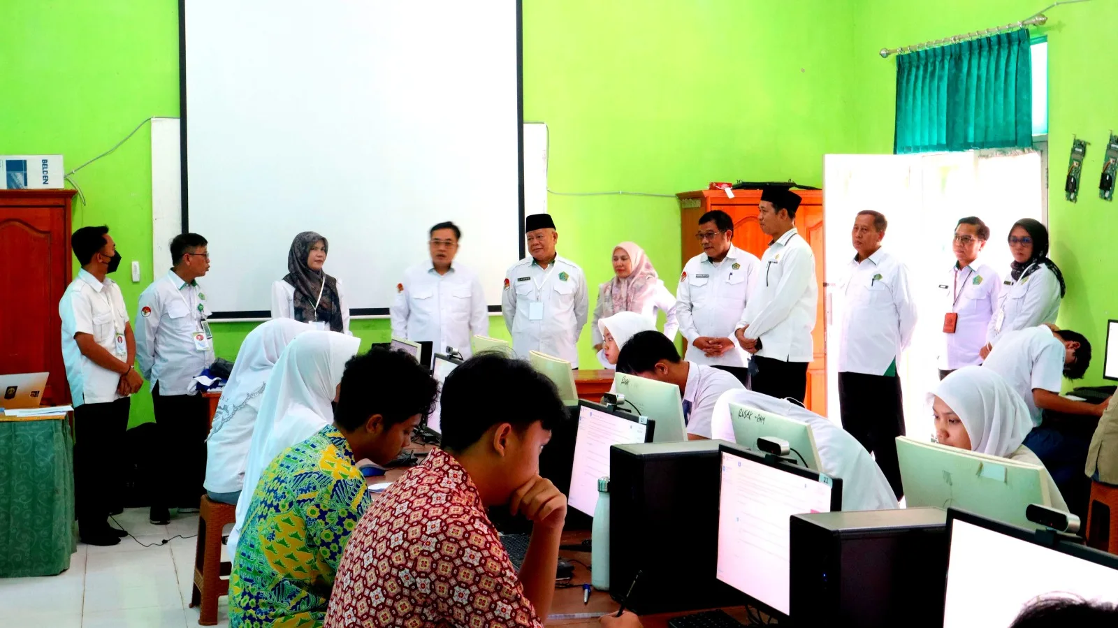 Erwinto Bersama Kakanwil Kemenag Lampung Tinjau Pelaksanaan OMI 2026
