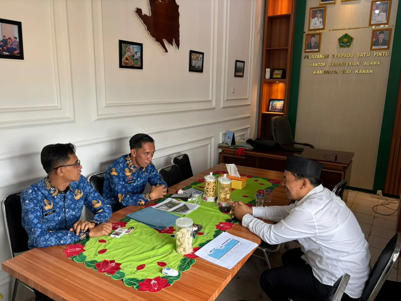 Kolaborasi Lintas Sektor, Kemenag Way Kanan dan Kesra Setdakab Matangkan Persiapan MTQ Ke-53 Provinsi Lampung