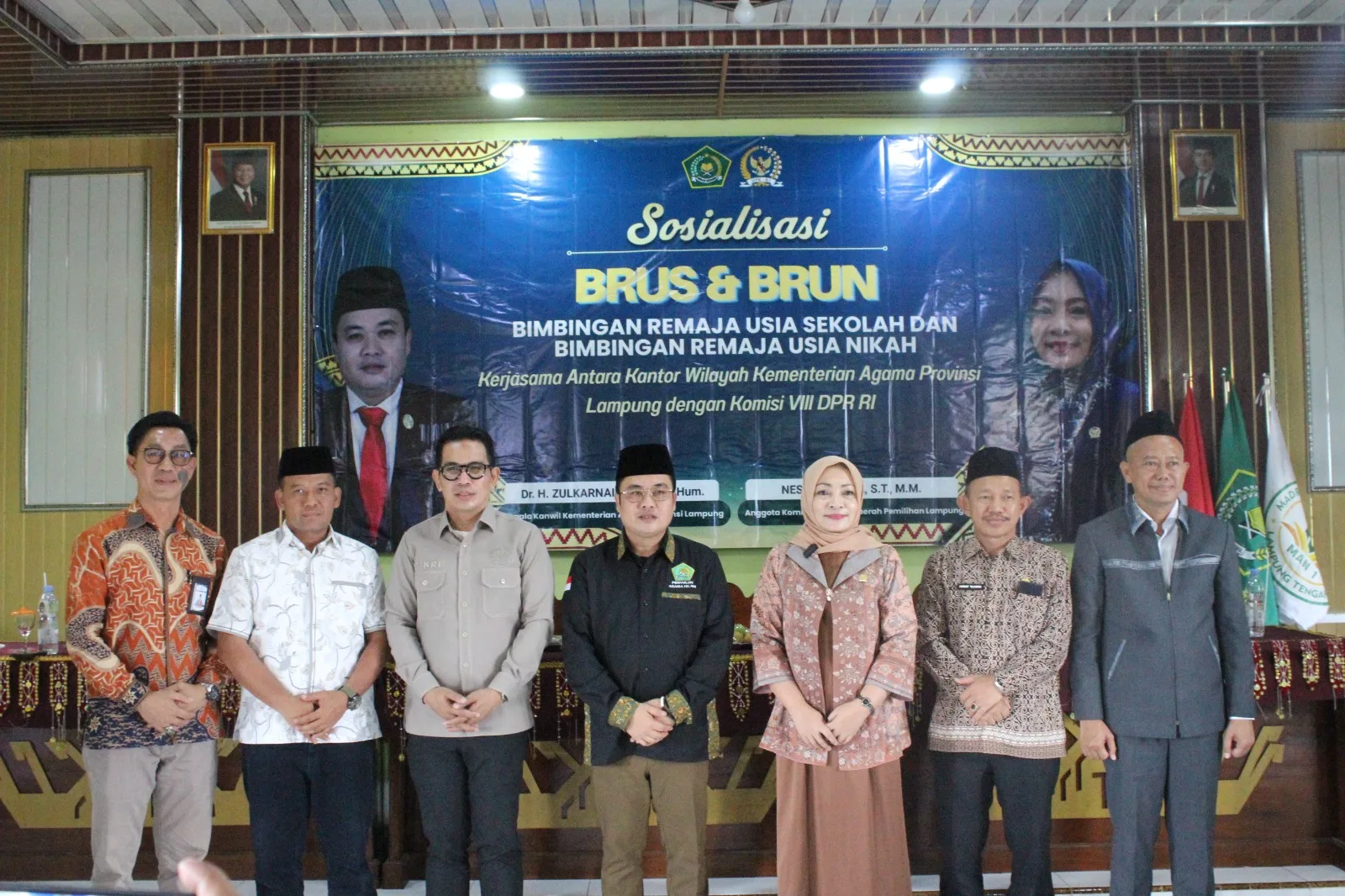 Kakanwil Kemenag Lampung Perkuat Edukasi Remaja, Kepala Kemenag Lamteng Dukung Gerakan BRUS-BRUN